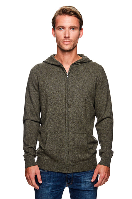 Hoodie with zip men