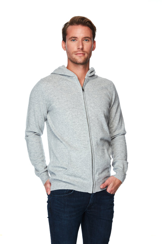 Hoodie with zip men