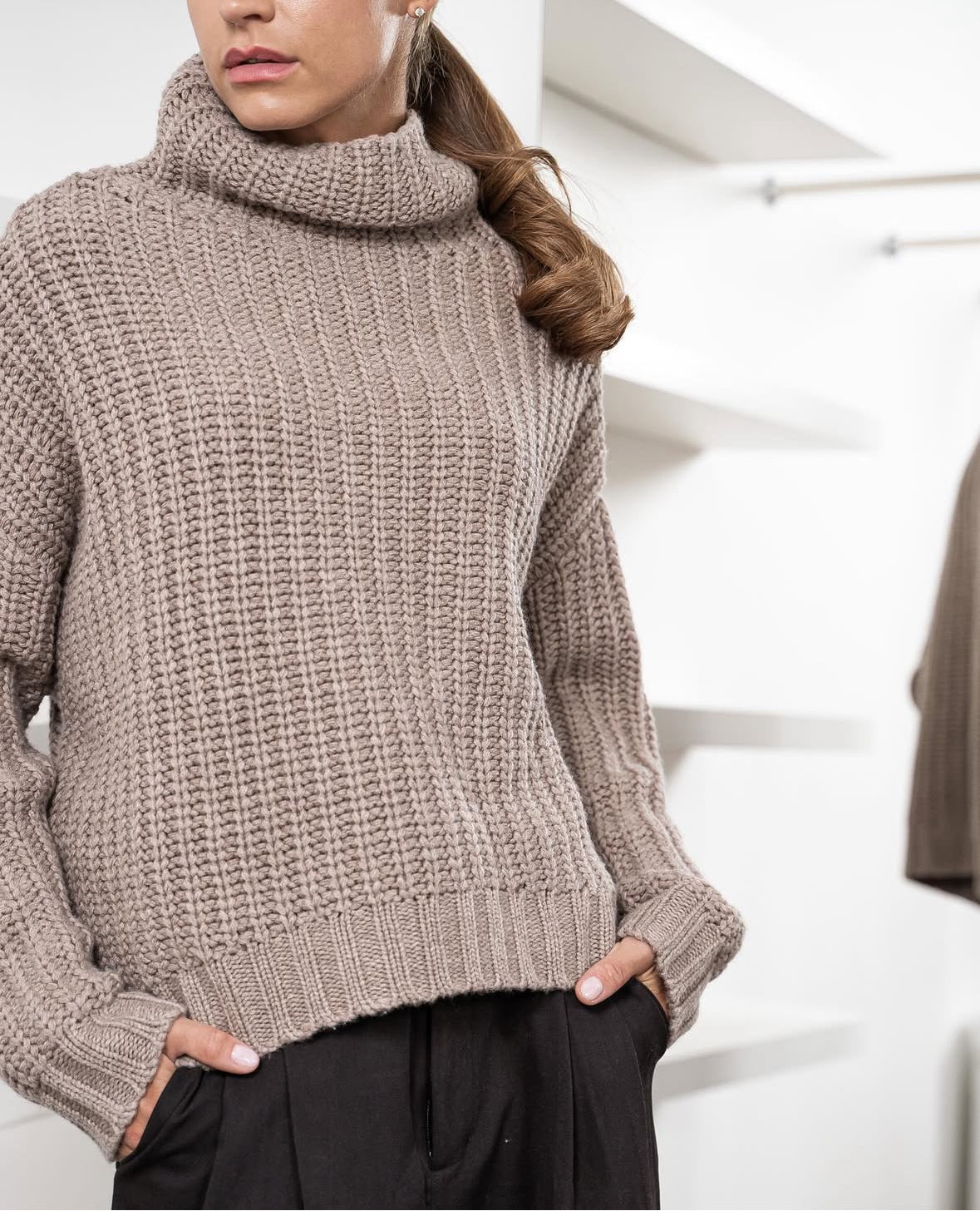 Chunky Ribbed Turtleneck