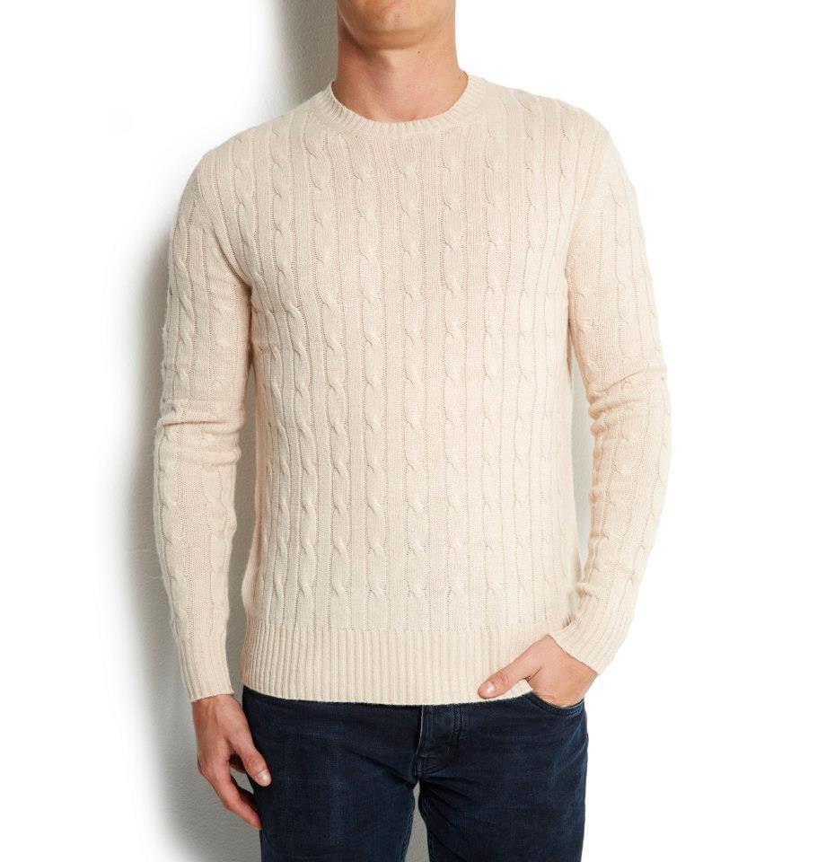 Cable knit men